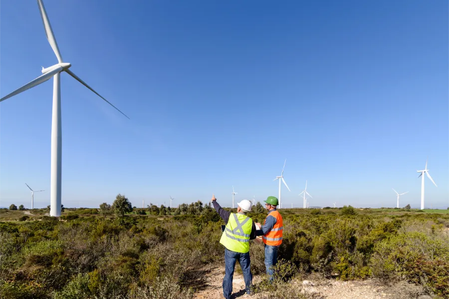 Met een opleiding elektrotechniek werken aan windturbines